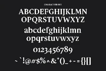 Frasha Modern Serif font