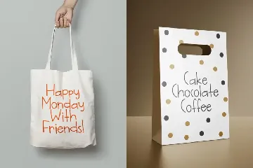 Happy Monday font