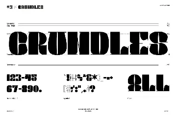 ISC CRUNDLES font