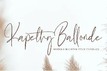 Kapethy Ballonde font