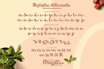 Chyali - Bold Script Font