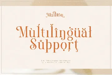 Mailton Typeface font