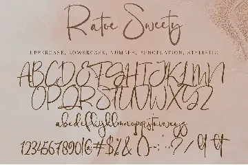 Ratoe Swetty font