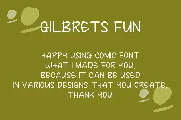 GilbretsFun font