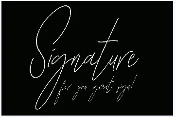 Diamante Signature font