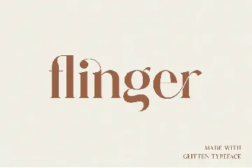 Glitten - Ligature Serif Font