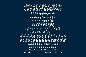 The Vanguard font