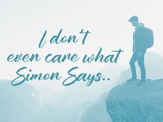 Simon Drake Script Font