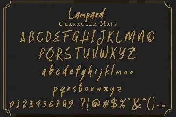 Lampard font