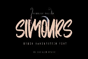 Simours - Brush Handwritten Font