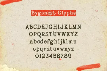 Bygonest - Old Typewriter Font