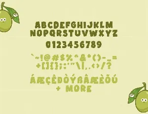 Olive Days font