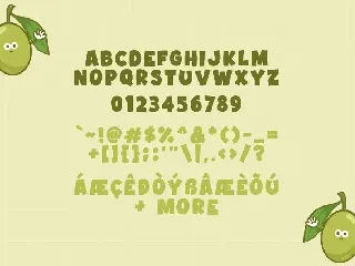 Olive Days font