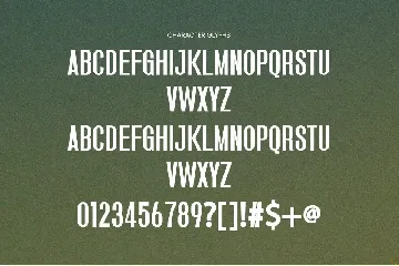 Trying - Modern Condensed Sans font