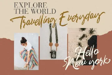 Kallina Handbrush Instagram Font