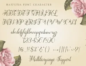 Rasputia - Beautiful Calligraphy Font