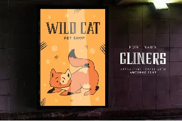 Gliner Bold Retro Vintage Font TNI