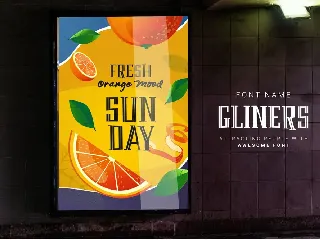 Gliner Bold Retro Vintage Font TNI