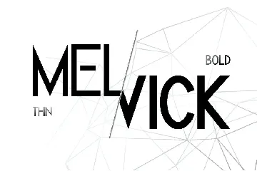 Melvick - Font Family