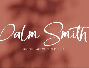 Palm Smith font