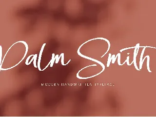 Palm Smith font