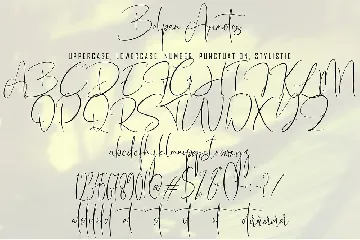 Bolpen Amiretos font