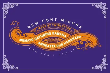 Miguna font