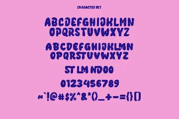 Calmoon Bouncy Display Font