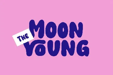 Calmoon Bouncy Display Font