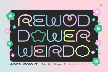 Dower - Playful decorative display Font