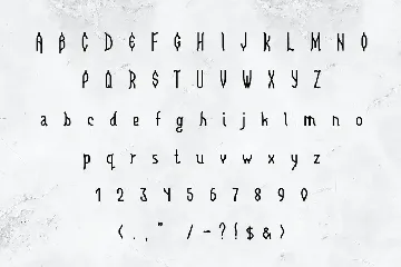 Bereza | nature font