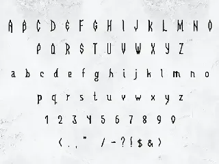 Bereza | nature font