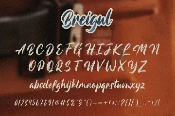 Breigul Handwritten Font