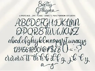 Swetty Gethgara font