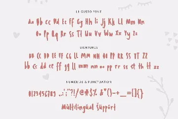 Le Gusto font