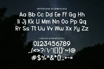 Bosking font