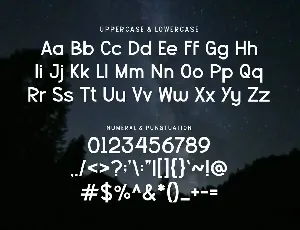 Bosking font