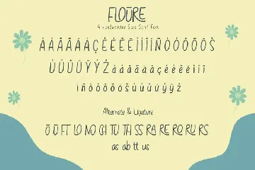 Floure font