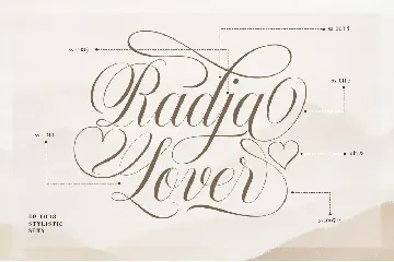 Radja Lover Script font