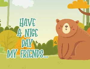 Jungle Friends font