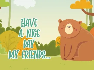 Jungle Friends font