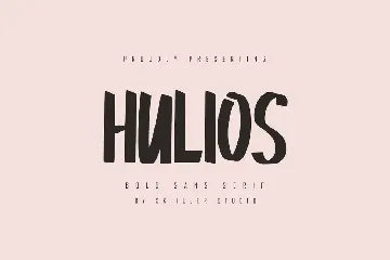 Hulios - Bold Sans Serif Font