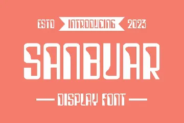 Sanbuar font