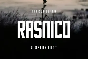 Rasnico font