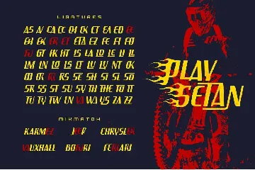 Play Setan Typeface font