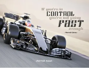 Piston Race font