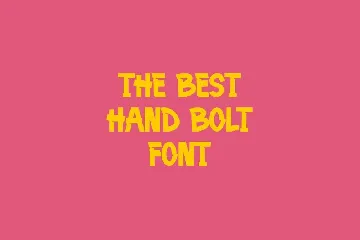 PuckyHand font