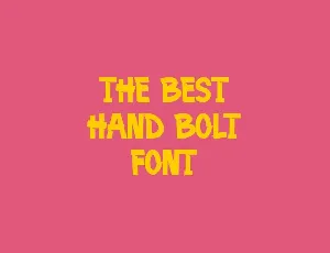 PuckyHand font