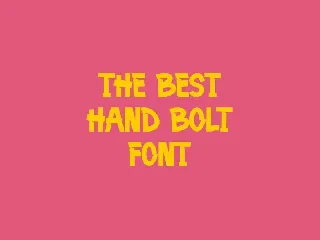 PuckyHand font