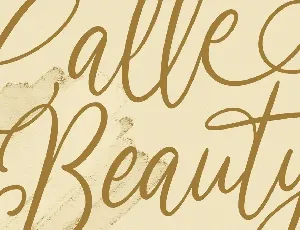 Garvillia Beauty Script Font